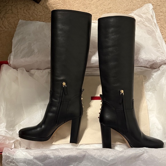 Valentino garavani rockstud tall boots - Picture 2 of 7